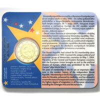 Zberateľská karta - Slovenská pamätná 2 € minca