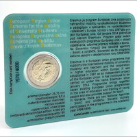 2 EURO/2022 - Erasmus - 35. výročie programu - CoinCard 2 EURO/2022 - Erasmus - 35. výročie programu - CoinCard