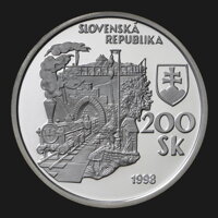 200 Sk/1998 - Prvý parný vlak na Slovensku - 150. výročie príchodu