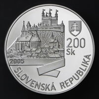 Averz mince 200 Sk/2005 - Leopold I. - 350. výročie korunovácie v Bratislave