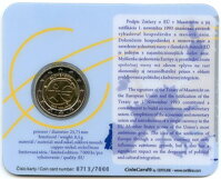 2 EURO/2009 - Hospodárska a menová únia - 10. výročie vzniku - Coin card