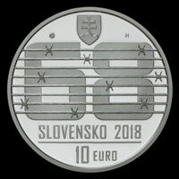 Averz - 10 EURO/2018 - Nenásilný spontánny odpor občanov proti vstupu vojsk Varšavskej zmluvy v auguste 1968 - BK Averz - 10 EURO/2018 - Nenásilný spontánny odpor občanov proti vstupu vojsk Varšavskej zmluvy v auguste 1968 - BK