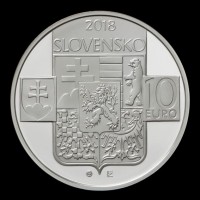 Obverse 10 EURO/2018 - 100th anniversary of the establishment of the Czechoslovak Republic