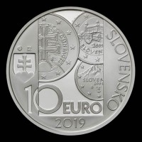 Obverse 10 EURO/2019 - 10th anniversary of the introduction of the euro in Slovakia