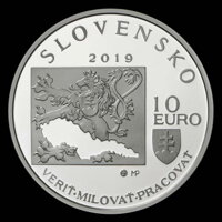 Obverse 10 EURO/2019 - Milan Rastislav Štefánik - 100th anniversary of the death Obverse 10 EURO/2019 - Milan Rastislav Štefánik - 100th anniversary of the death