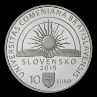 Obverse 10 EURO/2019 - 100th anniversary of Comenius University in Bratislava