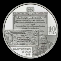 Obverse 10 EURO/2019 - Michal Bosák - 150th anniversary of the birth Obverse 10 EURO/2019 - Michal Bosák - 150th anniversary of the birth