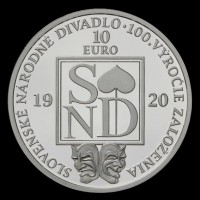 10 EURO/2020 - 100th anniversary of the Slovak National Theatre