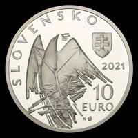 Averz mince - 10 EURO/2021 - Alexander Dubček - 100. výročie narodenia