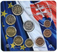 Sada mincí Slovenskej republiky 2009 - Prvý súbor slovenských euromincí BK