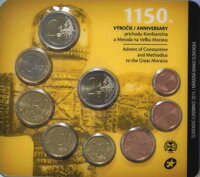 Sada mincí Slovenskej republiky 2013 - Príchod Konštantína a Metoda na Veľkú Moravu - 1150. výročie