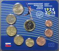 Sada mincí Slovenskej republiky 2014 - Medzinárodný maratón mieru Košice - 90. výročie vzniku Sada mincí Slovenskej republiky 2014 - Medzinárodný maratón mieru Košice - 90. výročie vzniku