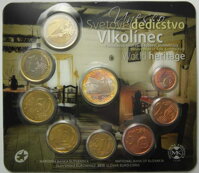 Uloženie euromincí SR 2015 - Vlkolínec, svetové dedičstvo UNESCO