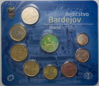 Uloženie euromincí SR 2014 - Bardejov, svetové dedičstvo UNESCO