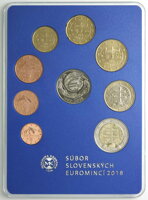 Uloženie euromincí SR 2018 - NBS - 25. výročie vzniku