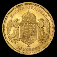 FRANCIS JOSEPH I. - 10 Corona 1894 KB