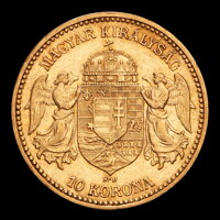 FRANCIS JOSEPH I. - 10 Corona 1892 KB