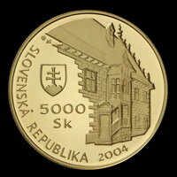 5000 SKK / 2004 - UNESCO World Heritage - Bardejov Heritage Site