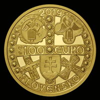 100 Euro / 2019 - Mojmír I, Veľkomoravské knieža