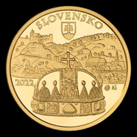 Averz mince - 100 EURO/2022 - Rudolf II. - 450. výročie korunovácie v Bratislave