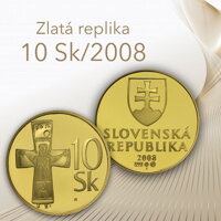 Zlatá 10 SK 2008 averz a reverz.