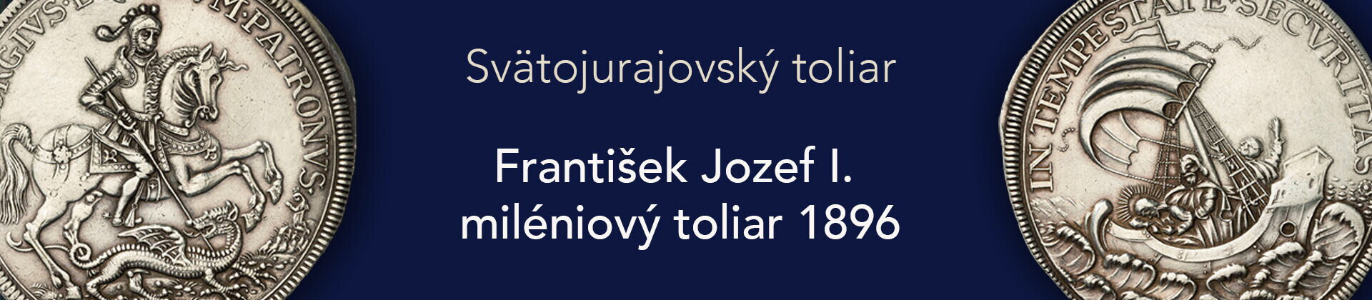 Mileniový toliar sv. Juraj 1896
