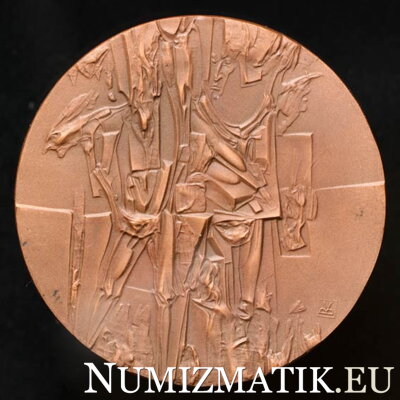 II. International symposium of medals - tombac medal - V. Bojňanský