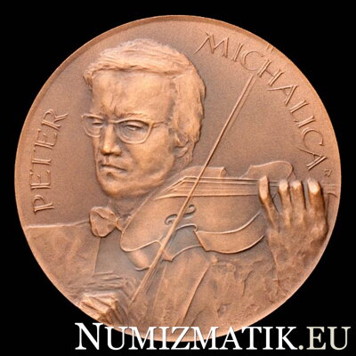 Peter Michalica - violin virtuoso - tombac medal - Vera Füz