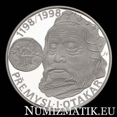 200 Kč/1998 - Přemysl I. Otakar - 800. výročie českej korunovácie 