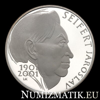 200 Kč/2001 - Jaroslav Seifert - 100. výročie narodenia