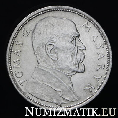 10 Kč/1928 - T. G. Masaryk - 10. výročie vzniku Československej republiky