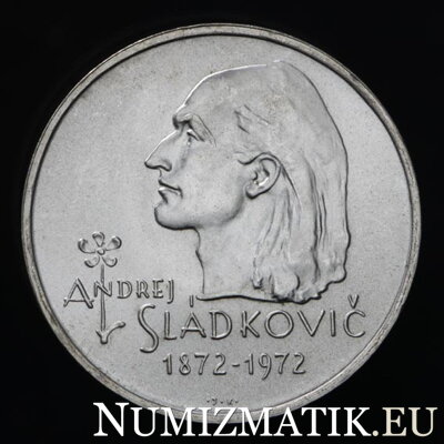 20 Kčs/1972 - Andrej Sládkovič - 100th anniversary of the death
