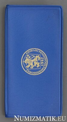 Set of circulation coins of the CSSR1982 - "Blue cover"