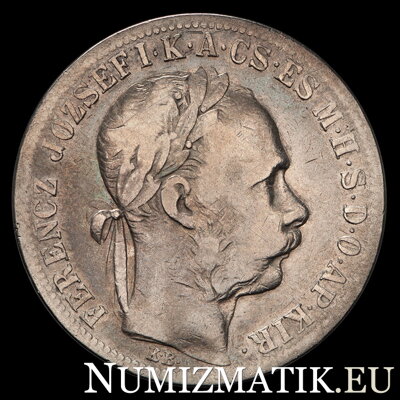 František Jozef I. - 1 Forint 1886 KB