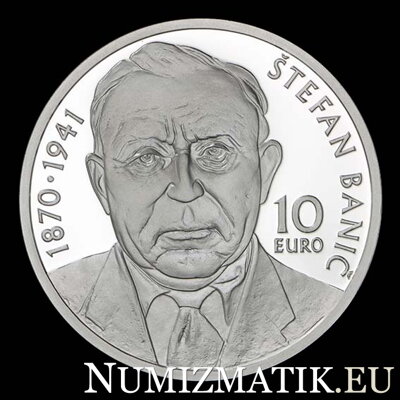 10 EURO/2020 - Štefan Banič - 150th anniversary of the birth