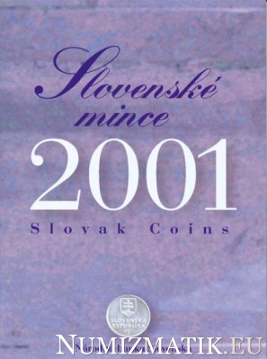 Set of coins of the Slovak Republic 2001