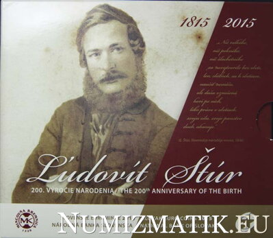 Sada mincí Slovenskej republiky 2015 - Ľudovít Štúr - 200. výročie narodenia