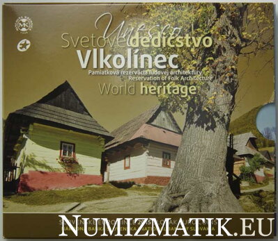 Sada mincí Slovenskej republiky 2015 - Vlkolínec, svetové dedičstvo UNESCO