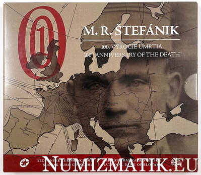 Sada mincí Slovenskej republiky 2019 - M.R. Štefánik 100. výročie úmrtia