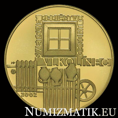 5000 Sk/2002 - Vlkolínec - UNESCO World Heritage