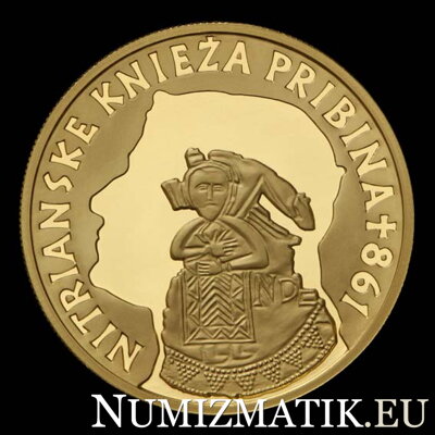 100 Euro/2011 - Knieža Pribina – 1150. výročie úmrtia