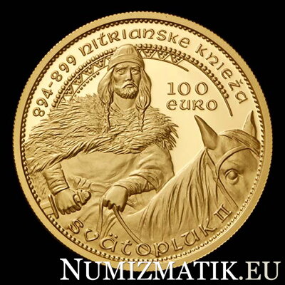 100 EURO/2020 - Svätopluk II., ruler of Nitra