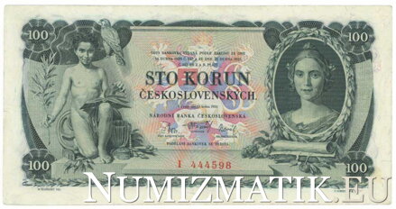 100 Kč/1931 séria I, neperforovaná