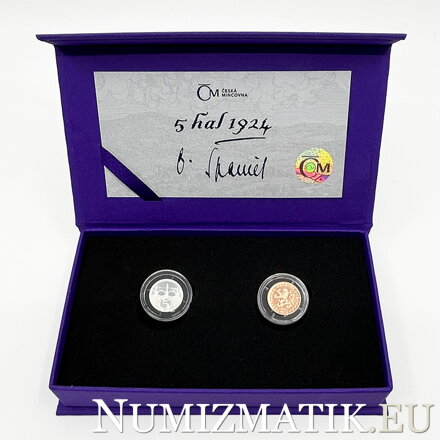 5 halier 1924/2024 - 100th anniversary of minting, Ag, Cu - O. Spaniel