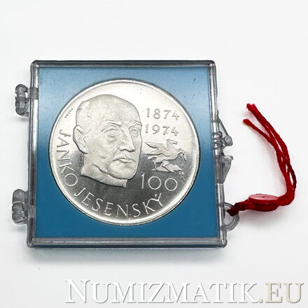 Janko Jesenský 1874 - 1974 - PRÓBA, strieborná medaila - Z. Kolářský 