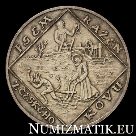  Jsem ražen z Českého kovu - strieborná medaila 1928 - O. Španiel