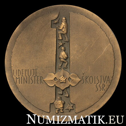 Cena Ministra školstva SSR, bronzová medaila - J. Kulich
