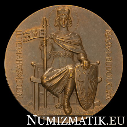 Dokončenie stavby chrámu sv. Víta 1929 - bronzová medaila - J. Šejnost