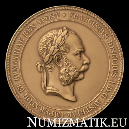 František Jozef I. - Návšteva Egypta, otvorenie Suezskeho prieplavu 1869 - AE medaila HMA