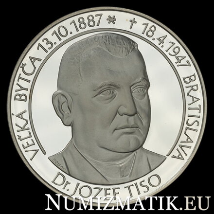 Dr. Jozef Tiso - veľká strieborná medaila - M. Ronai